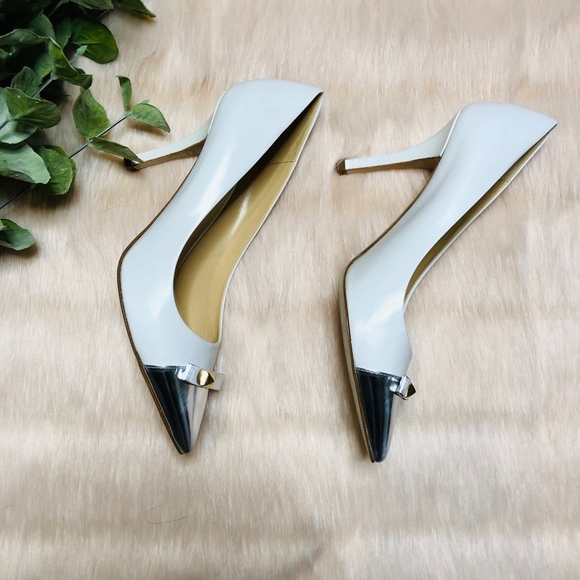 NWB Kate Spade White Captoe Paloma Pump - Picture 5 of 8